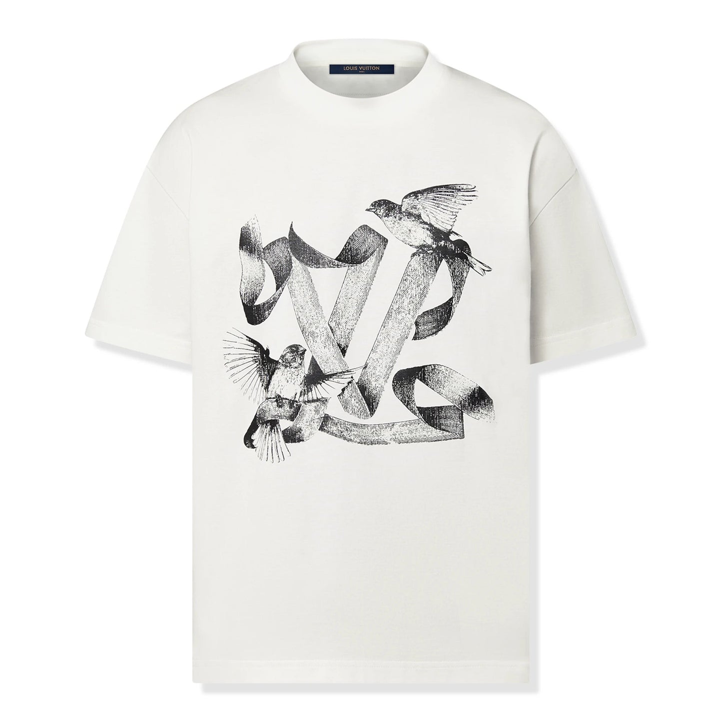 LV BIRDS PRINTED T-SHIRT