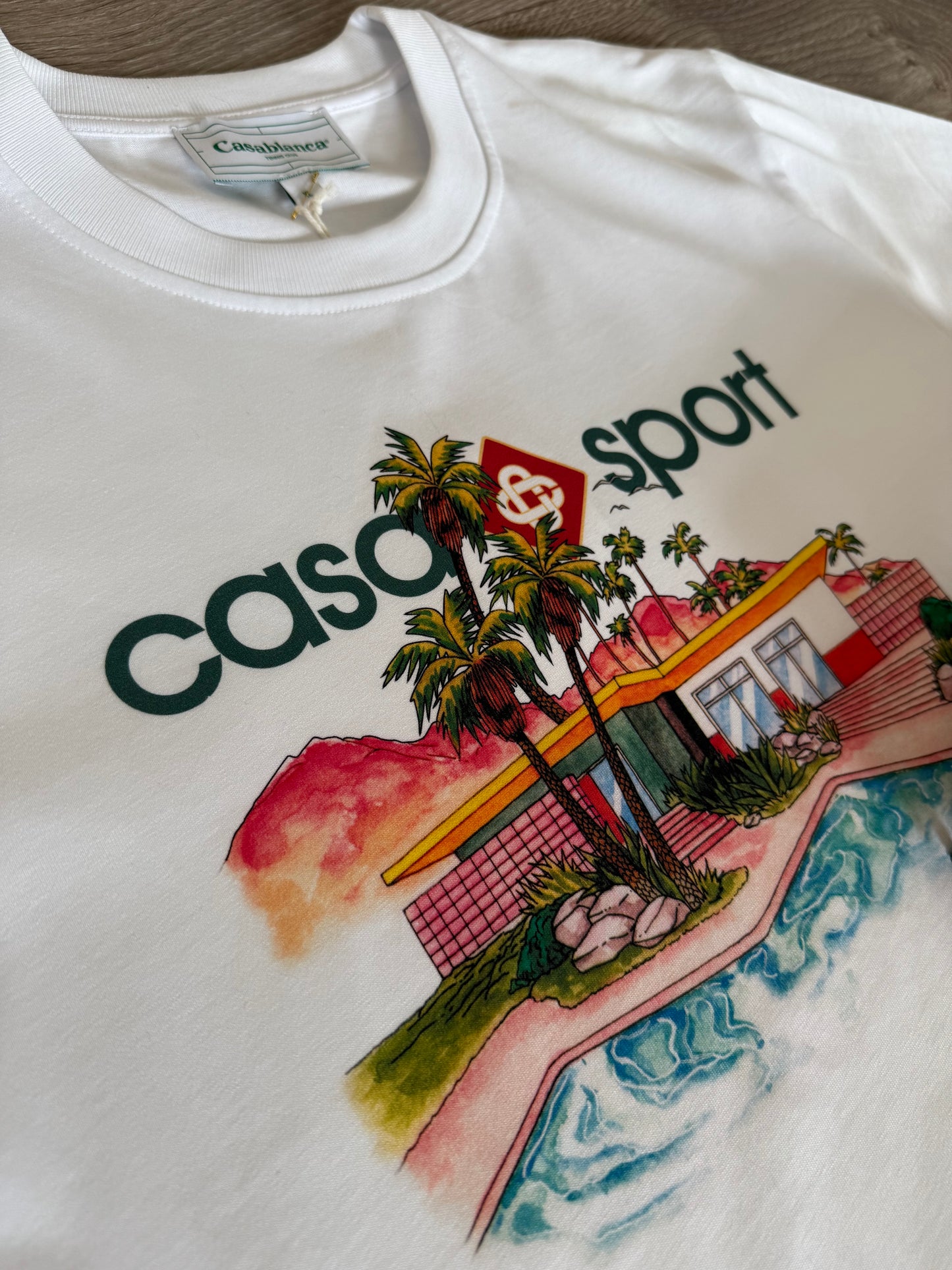 CASABLANCA POOLSIDE T-SHIRT