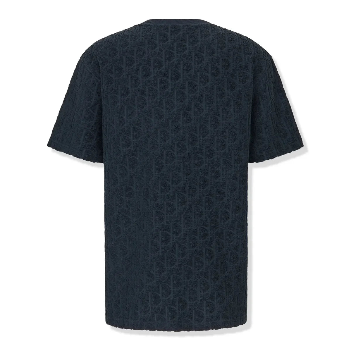 Preloved - Dior Oblique Towelling Navy T-Shirt