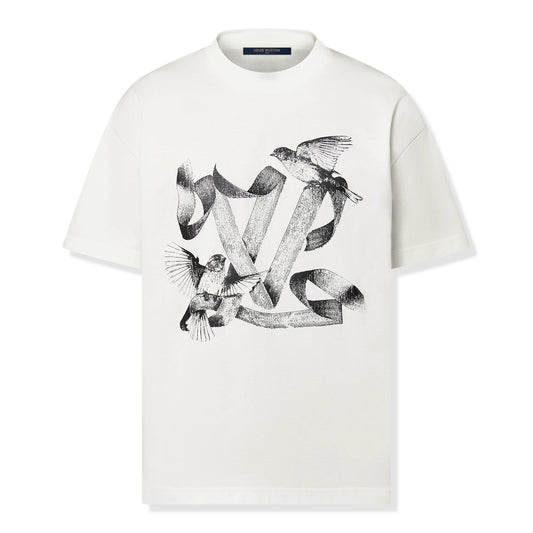 LV BIRDS PRINTED T-SHIRT